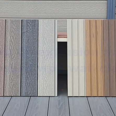 Фасады из ДПК